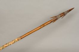 A Fijian tribal spear