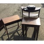 A quantity of miscellaneous small furniture