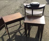 A quantity of miscellaneous small furniture