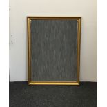 A large modern gilt framed mirror