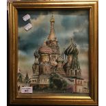RUSSIAN SCHOOL, Kremlin, watercolour,