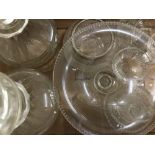 A small quantity of cut glass,