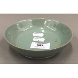 A celadon dish