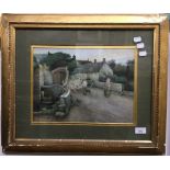 WJ PHILIPPS, Village Scene, watercolour, signed and dated 1894,