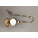 A gold plated Elgin pocket watch