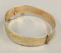 A 9 ct rolled gold bracelet