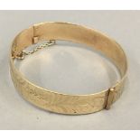 A 9 ct rolled gold bracelet