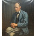 FRASER (20th century) British, Portrait of John Johnstone of Halleaths, Loch Maben, Dumfriesshire,