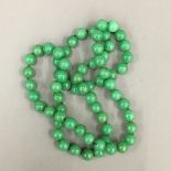 A string of jade beads