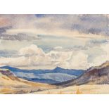 ROWENA BUSH (1917-1998) South African, Rift Valley, Watercolour,