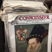 A quantity of Connoisseur magazines