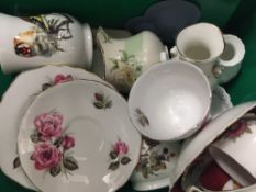 A quantity of miscellaneous china tea wares, etc.