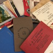 A quantity of vintage picture postcard books