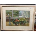 DAWN TAYLOR (20th century) British, Summer Breeze, pastels, signed,