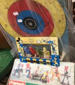 A quantity of vintage games and toys