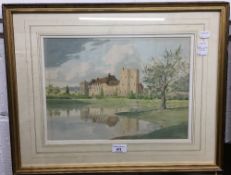 V COVERLEY-PRICE, Stokesay Castle, watercolour, signed and dated 1953,