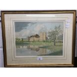 V COVERLEY-PRICE, Stokesay Castle, watercolour, signed and dated 1953,