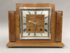 An Art Deco mantle clock