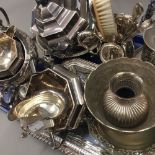 A quantity of miscellaneous silver plated wares