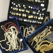 Four trays of various jewellery