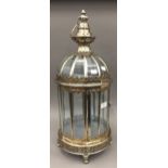 A golden round lantern