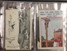 A good quantity of postcards, including humorous, etc.