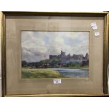 Windsor Castle, watercolour, signed with monogram and dated 1902,