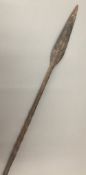 An African tribal spear