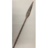 An African tribal spear