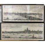 After SAMUEL and NATHANIEL BUCK, London Views, a pair, originally published 1749, London,
