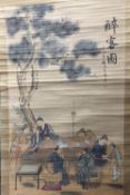 Two Chinese scroll paintings