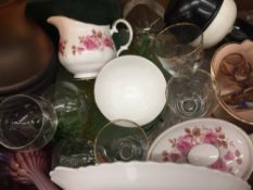 A quantity of miscellaneous china and glass