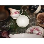 A quantity of miscellaneous china and glass