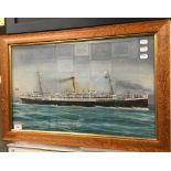 RMS ORANTES, watercolour,