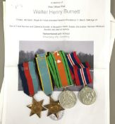 A group of four Air Crew Europe medal group and related ephemera,