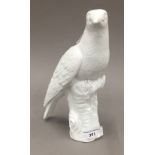 A 19th century Berlin porcelain model of a cuckoo,