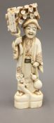 A 19th century Japanese ivory okimono