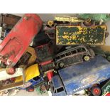 A collection of various Dinky toys,