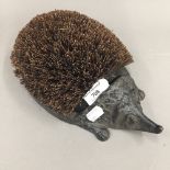 A hedgehog boot scraper