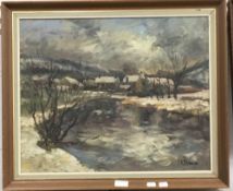 TERRY KIRMAN (1939-1997) British, Landscape, oil on canvas, signed,