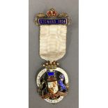 A Masonic Steward badge