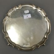 A silver salver