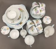 A Shelley 'Wild Flowers' tea service