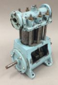 A Scratch Built scale model of a Marine engine,