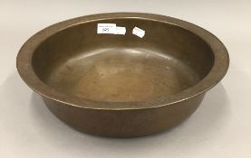 A 19th century Chinese bronze temple bowl