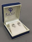 A pair of Picasso Tiffany silver earrings