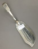 A Georgian silver fish slice