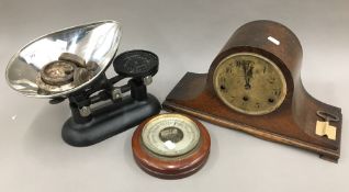 A set of scales and weights,