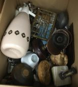 A box of miscellaneous items