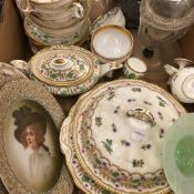 A quantity of decorative ceramics and glass,